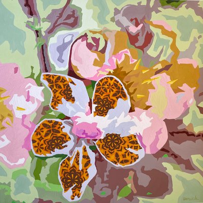 Floral Abstrakt Nr.9 von Holly Boruck