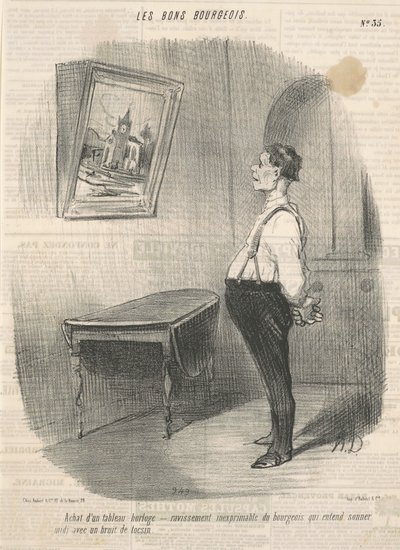 Kauf eines Gemäldes von Honoré Daumier