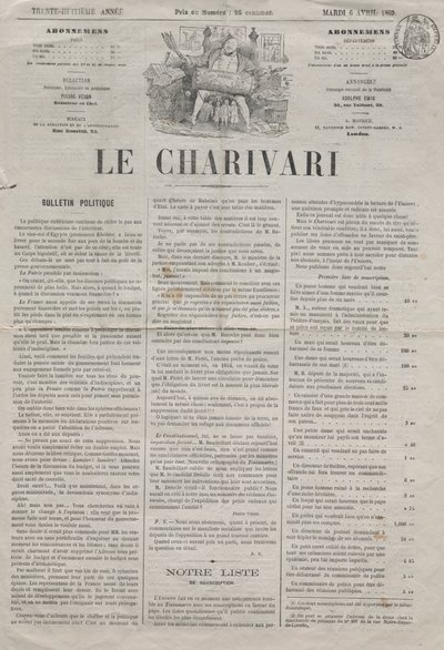 Actualities Nr. 64: Schwierigkeiten beim Schlankwerden, 1869 von Honoré Daumier