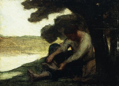 Nach dem Schwimmen von Honoré Daumier