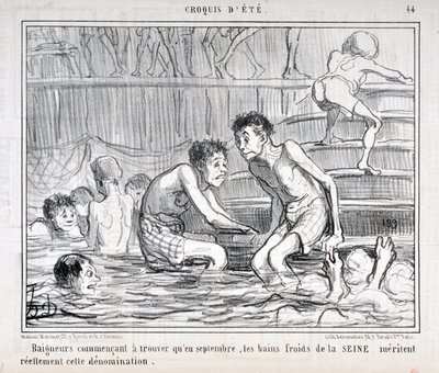 Werk von Honore Daumier (1808-1879) Charivari stammt aus dem Jahr 1858: Serie CRUQUIS D