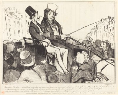 Bertrand, sag mal, wenn sie uns... von Honoré Daumier