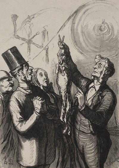 Weltausstellung: in zehn Minuten haben Sie eine Gibelotte und einen Hut von Honoré Daumier