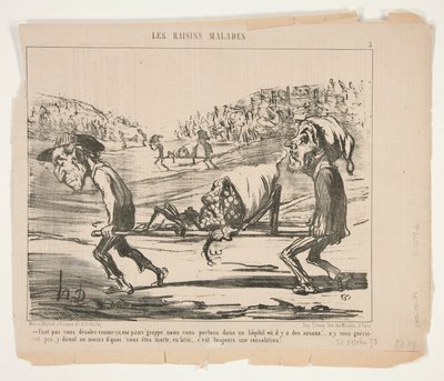 Sei nicht so traurig, meine Arme von Honoré Daumier