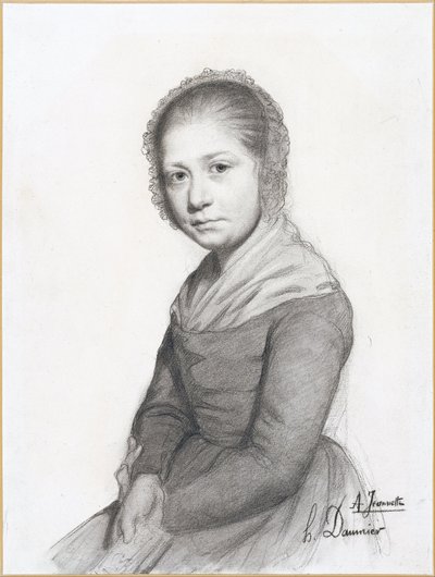Mädchen von Honoré Daumier