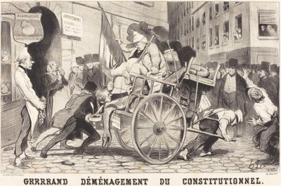 Großer Umzug des Constitutionnel von Honoré Daumier