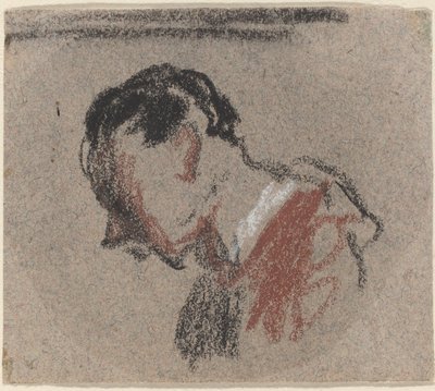 Kopf eines Mannes von Honoré Daumier