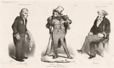 Huguet de Sémonville - Robert Macaire (Thiers) - Graf Roederer von Honoré Daumier