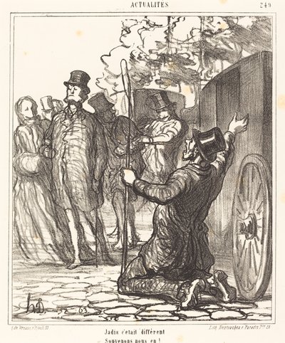 Früher war es anders von Honoré Daumier