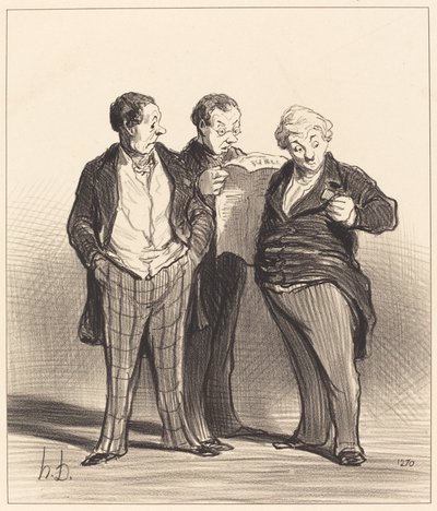 Das Verbot des Tragens von Auszeichnungen von Honoré Daumier
