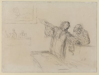 La Défense von Honoré Daumier