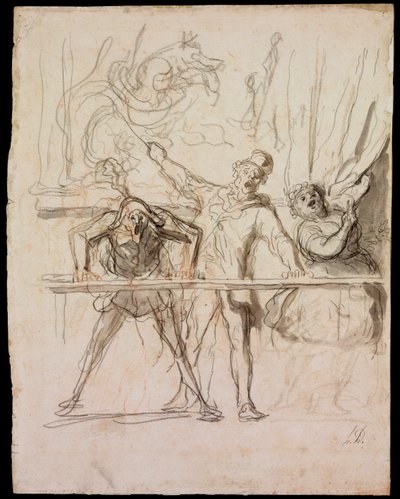 Die Parade von Honoré Daumier