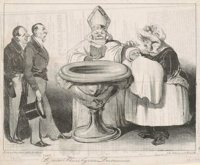 Der kleine Thiers, getauft als Doktrinär von Honoré Daumier