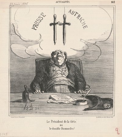 Der Präsident der Diät von Honoré Daumier