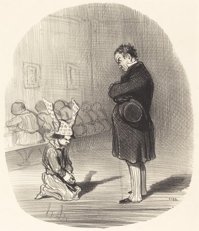 Die Folgen eines Aufstands von Honoré Daumier