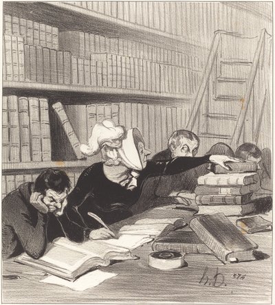 Monsieur, entschuldigen Sie, wenn ich Sie ein wenig störe... von Honoré Daumier