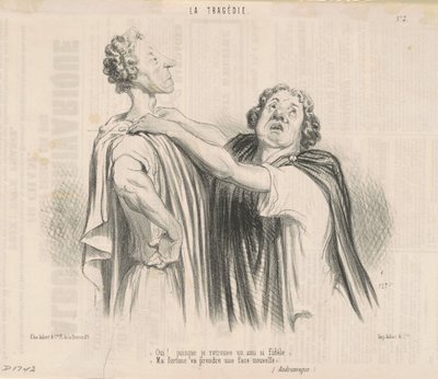 Ja! Da ich einen so treuen Freund finde ... von Honoré Daumier