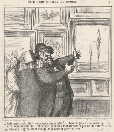 Welche verkommene und korrupte Gesellschaft ... von Honoré Daumier
