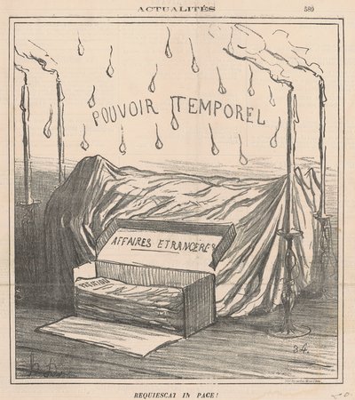 Ruhe in Frieden! von Honoré Daumier