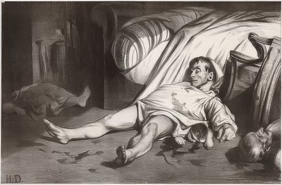 Rue Transnonain, le 15 avril 1834 von Honoré Daumier
