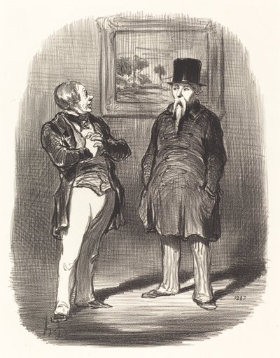 Sieh mal... ich habe dich nicht erkannt... von Honoré Daumier