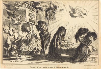 Ein Viertelstunde nach seinem Tod war er noch am Leben von Honoré Daumier
