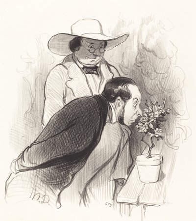 Ein Triumph des Botanikers von Honoré Daumier