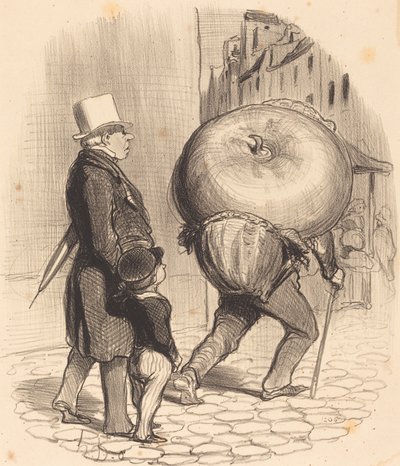 Eine Botanikstunde von Honoré Daumier