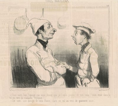 Sie wissen doch, der Schwamm, den Sie sagten... von Honoré Daumier