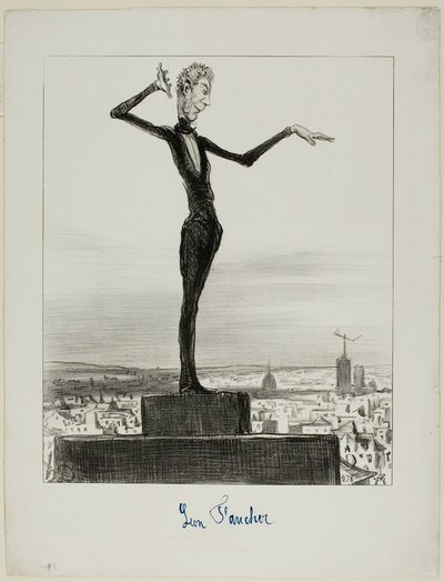 Ein Vorschlag des Charivari an Herrn Léon Faucher zur Vermeidung telegraphischer Fehler in der Zukunft, Platte 122 aus Actualités von Honoré Victorin Daumier