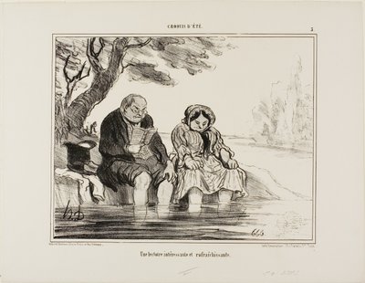 Eine interessante und erfrischende Lektüre, Platte 3 aus Croquis D