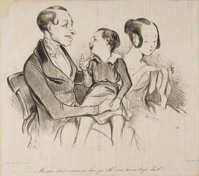 „Meine Schwester sagte gestern, sie findet dich einfach zu hässlich!“, Platte 37 aus Croquis D 