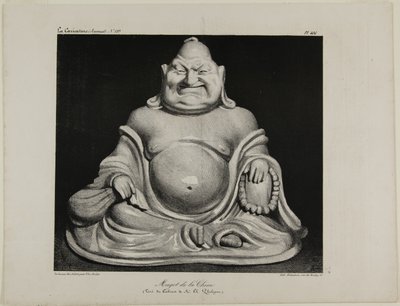 Porzellanfigur aus China (aus der Privatsammlung von Herrn Charles Philipon), Tafel 416 von Honoré Victorin Daumier