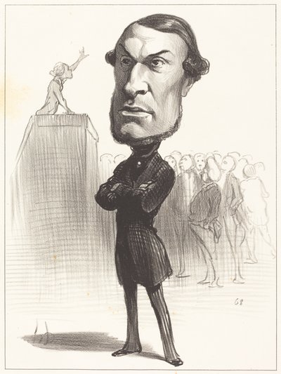 Achille Fould von Honoré Daumier