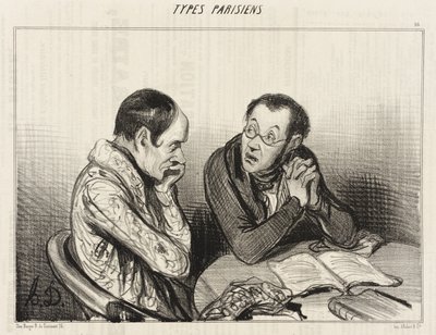 Dramatiker... von Honoré Daumier