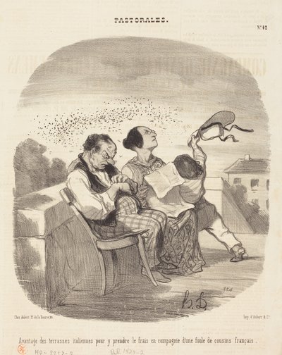 Vorteile der italienischen Terrassen von Honoré Daumier