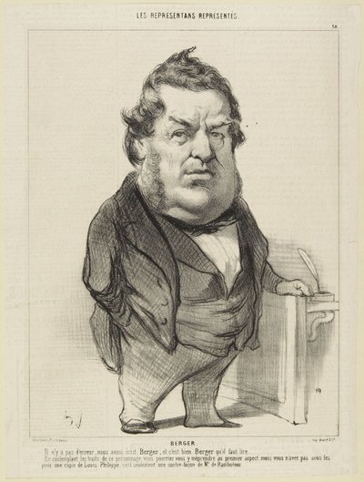 Berger von Honoré Daumier