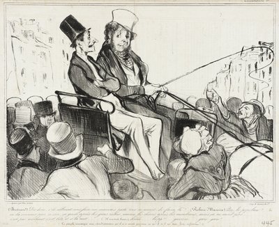 Bertrand, sag mal, wenn sie uns machen würden... von Honoré Daumier