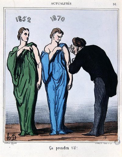 Karikatur über das Plebiszit vom 8. Mai 1870, aus 