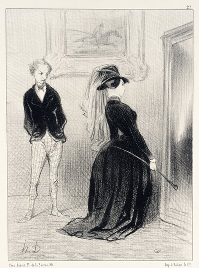 Es ist seltsam...mir kommen jetzt keine Ideen mehr... von Honoré Daumier
