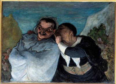 Crispin und Scapin von Honoré Daumier