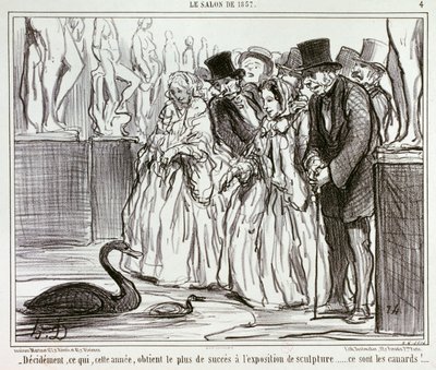 Was dieses Jahr in der Skulpturenausstellung entschieden den größten Erfolg hat... / 4. von Honoré Daumier