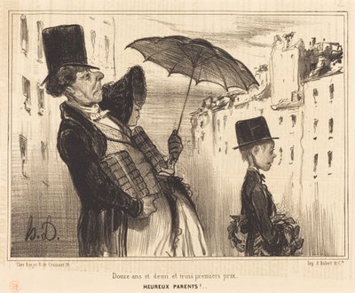 Zwölf Jahre und ein halbes und drei erste Preise von Honoré Daumier