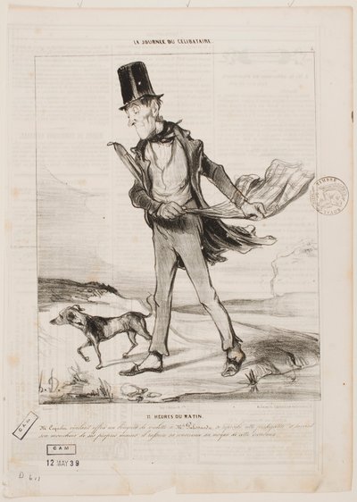 Elf Uhr morgens von Honoré Daumier