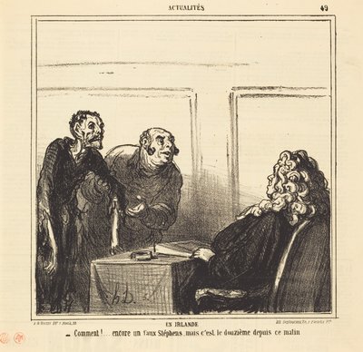 In Irland von Honoré Daumier