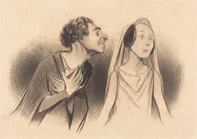 Ich gehe verliebter als... jemals... von Honoré Daumier