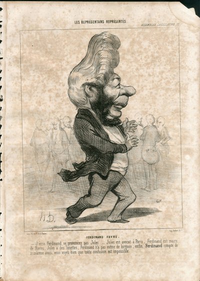 Le Charivari von Honoré Daumier