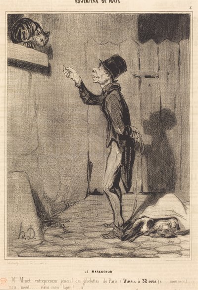 Der Plünderer von Honoré Daumier