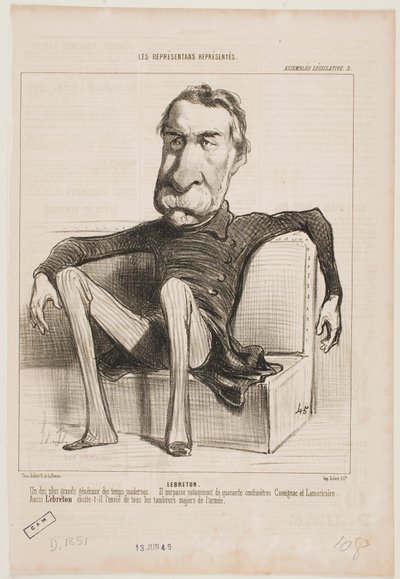 Lebreton von Honoré Daumier