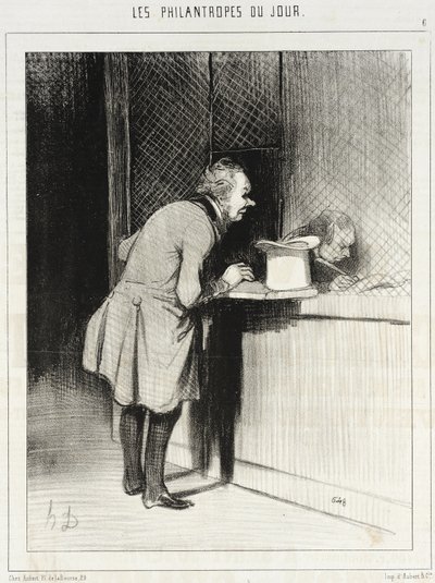 Die Philanthropen unserer Zeit (Druckgrafikserie) von Honoré Daumier